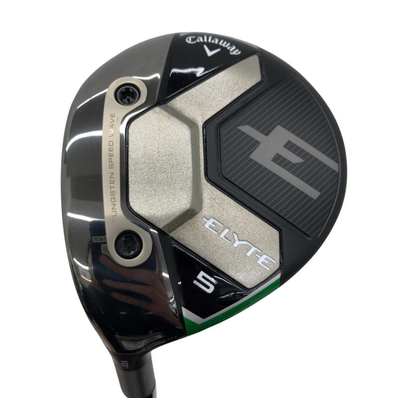 【中古】 キャロウェイ ELYTE  5W レフティ フェアウェイウッド FW VENTUS GREEN 50 for CW(ELYTE FW) (フレックスS) メンズ 成人男性用 左ぎっちょ レフティ 左用 B序列付ける ゴルフ野球クラブ