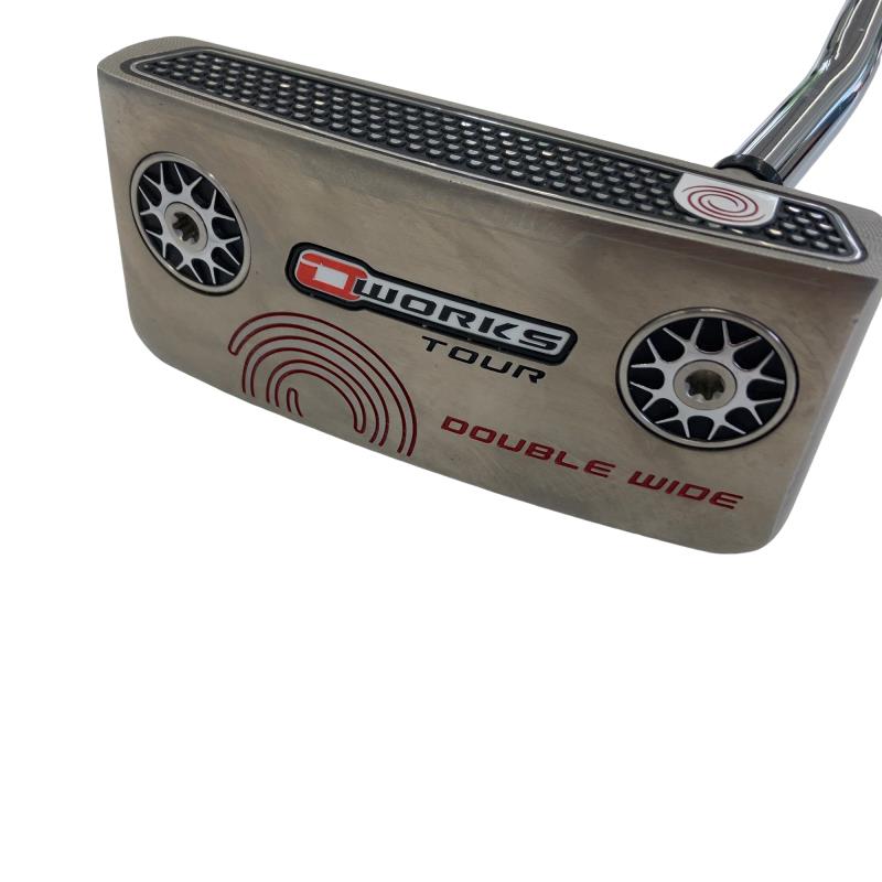 【中古】 オデッセイ O WORKS TOUR SILVER DOUBLE WIDE 34in パター PT スチール写真 (フレックス余分の物) メンズ 成人男性用 右利き 右用 C位置づける ゴルフ野球クラブ