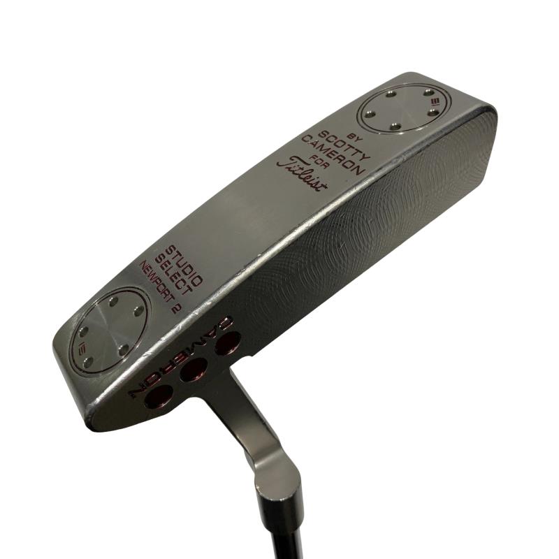 【中古】 タイトリスト SCOTTY CAMERON STUDIO SELECT NEWPORT 2 34in(15g) パター PT スチール写真 (フレックス余分の物) メンズ 成人男性用 右利き 右用 C序列付ける ゴルフ野球クラブ