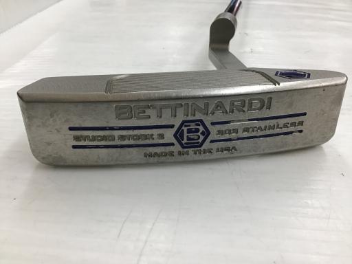 【中古】 ベティナルディ BETTINARDI STUDIO STOCK 2(2019) 34インチ パター PT スチール (フレックスその他) メンズ 男性用 右利き 右用 Cランク ゴルフクラブ