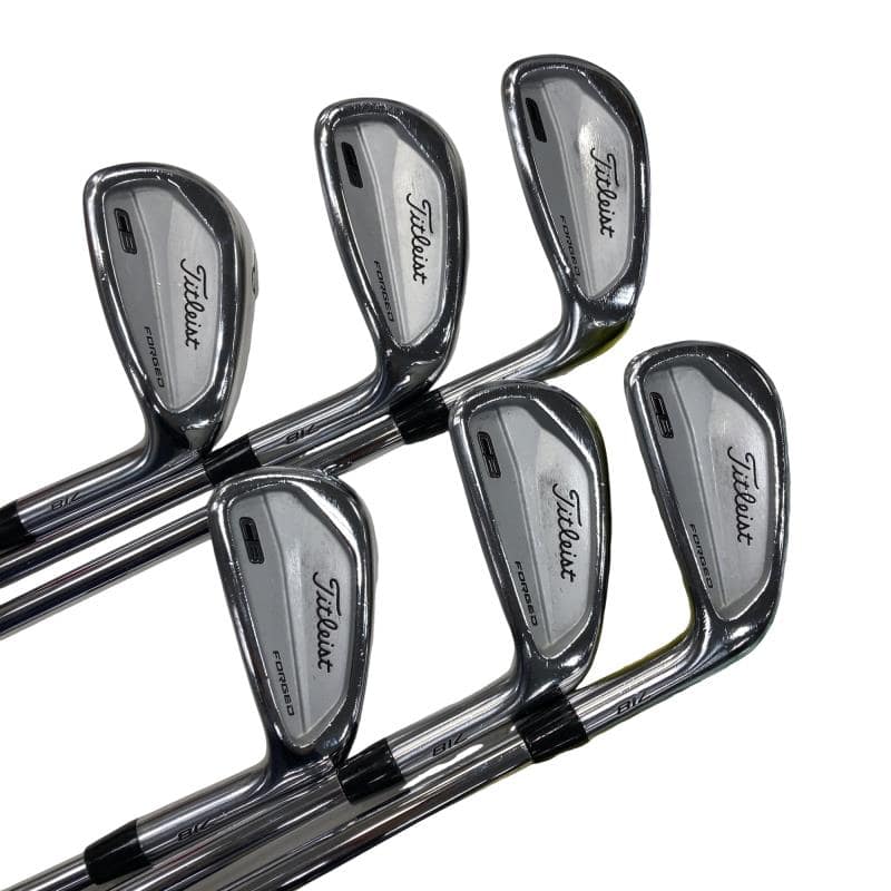 【中古】 タイトリスト Titleist CB 718 6S アイアンセット IR AMT TOUR WHITE (フレックスS) メンズ 男性用 右利き 右用 Cランク ゴルフクラブ