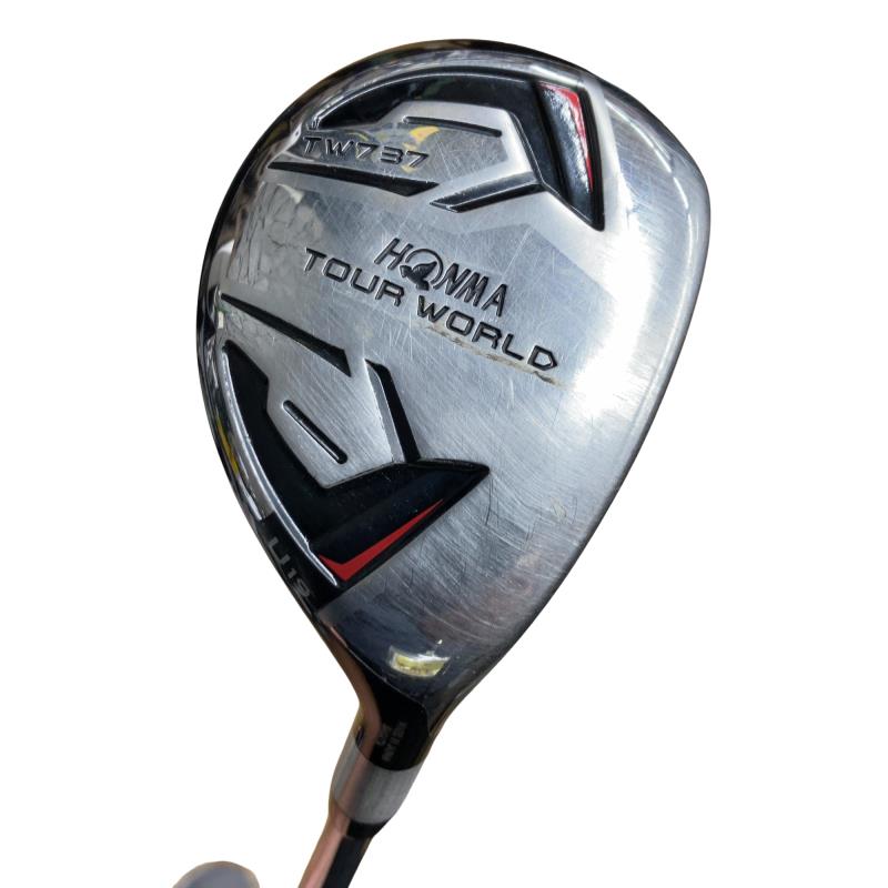 【中古】 本間ゴルフ TOUR WORLD TW737 19° ありがた味 UT 純然たる特注矢がら (フレックスS) メンズ 成人男性用 右利き 右用 C位置づける ゴルフ野球クラブ