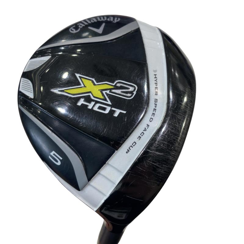 【中古】 キャロウェイ X2 HOT  5W フェアウェイウッド FW Tour AD MT-6 (フレックスS) メンズ 成人男性用 右利き 右用 C序列付ける ゴルフ野球クラブ