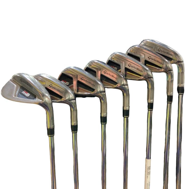 【中古】 テーラーメイド M6 8S アイアンセット IR RE-AX 85 STEEL (フレックスS) メンズ 男性用 右利き 右用 Cランク ゴルフクラブ