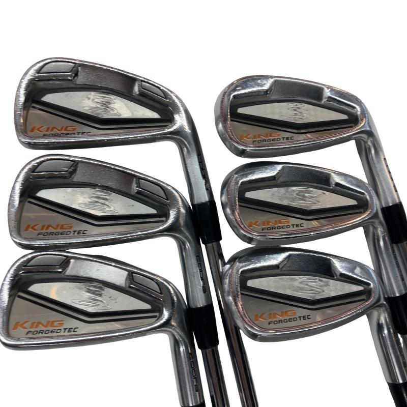 【中古】 コブラ KING FORGED TEC 6S アイアンセット IR DG PRO (フレックスS) メンズ 男性用 右利き 右用 Cランク ゴルフクラブ