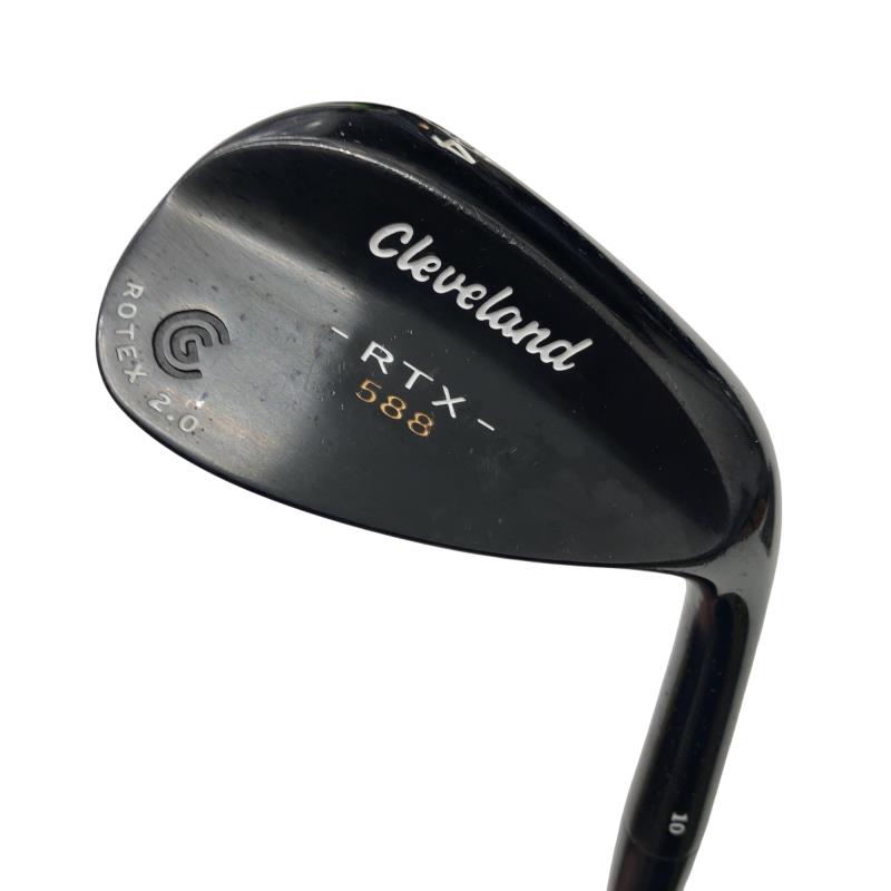 【中古】 クリーブランド Cleveland 588 RTX 2.0 ブラックサテン 54°/10° ウェッジ WG Dynamic Gold (フレックスS) メンズ 男性用 右利き 右用 Cランク ゴルフクラブ