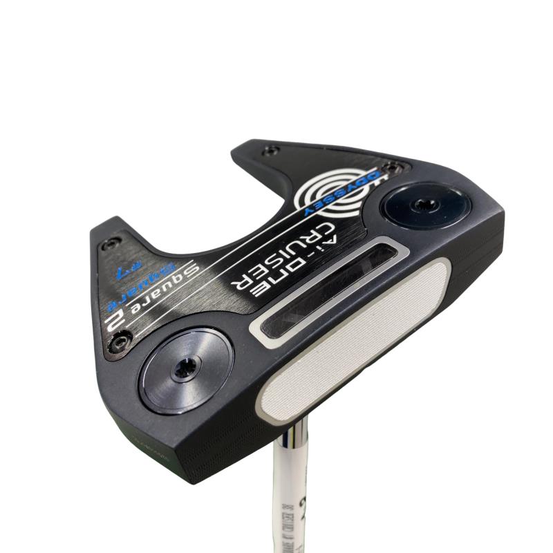 【中古】 オデッセイ Ai-ONE SQUARE 2 SQUARE #7 CRUISER 38in パター PT STROKE LAB 140 スチール写真 (フレックス余分の物) メンズ 成人男性用 右利き 右用 B序列付ける ゴルフ野球クラブ