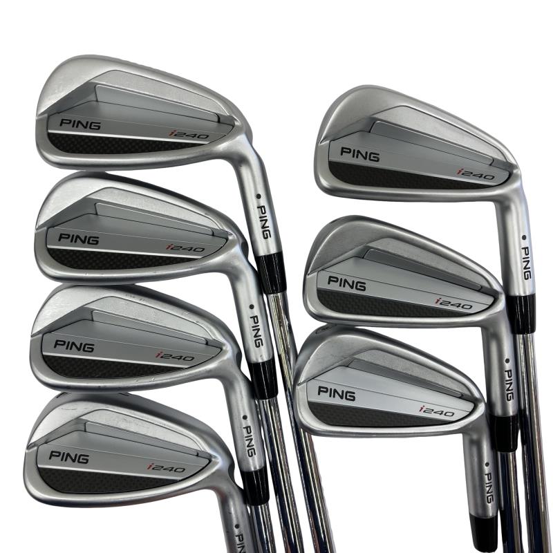 【中古】 ピン i240 7S アイアン仕掛ける IR NS PRO MODUS3 TOUR120 (フレックスS) メンズ 成人男性用 右利き 右用 C序列付ける ゴルフ野球クラブ