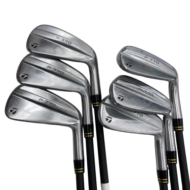 【中古】 テーラーメイド Taylor Made P・770(2024) 8S アイアンセット IR 純正特注シャフト (フレックスS) メンズ 男性用 右利き 右用 Dランク ゴルフクラブ