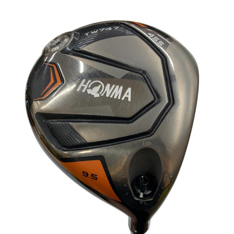 【中古】 本間ゴルフ TOUR WORLD TW747 455 9.5° ドライバー DR Diamana DF60 (フレックスS) メンズ 男性用 右利き 右用 Cランク ゴルフクラブ