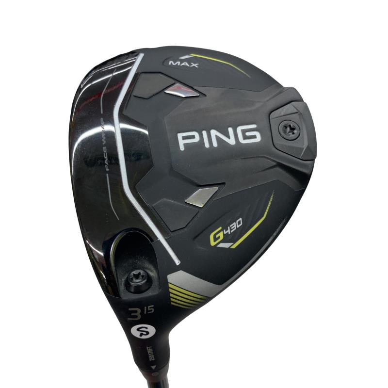 【中古】 ピン G430 MAX 3W レフティ フェアウェイウッド FW ALTA J CB BLACK(FW) (フレックスS) メンズ 成人男性用 左ぎっちょ レフティ 左用 C序列付ける ゴルフ野球クラブ
