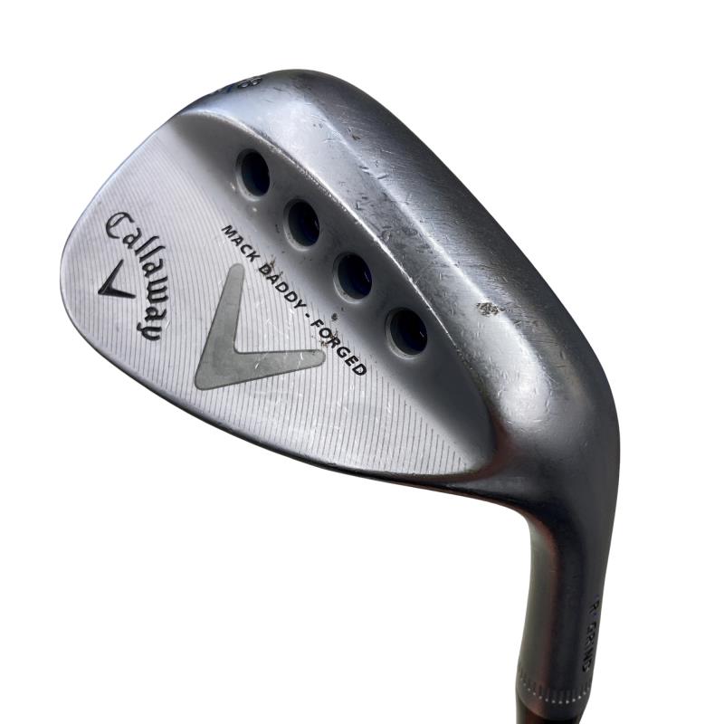 【中古】 キャロウェイ MACK DADDY FORGED ミルキークロム 58°/08° ウェッジ WG Dynamic Gold (フレックスS) メンズ 男性用 右利き 右用 Cランク ゴルフクラブ