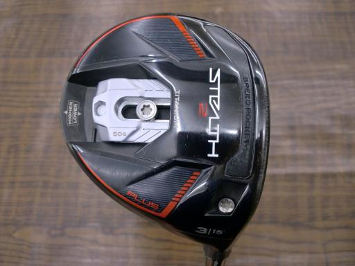 【中古】 テーラーメイド STEALTH2 PLUS 3W フェアウェイウッド FW 純正特注シャフト (フレックスS) メンズ 男性用 右利き 右用 Cランク ゴルフクラブ