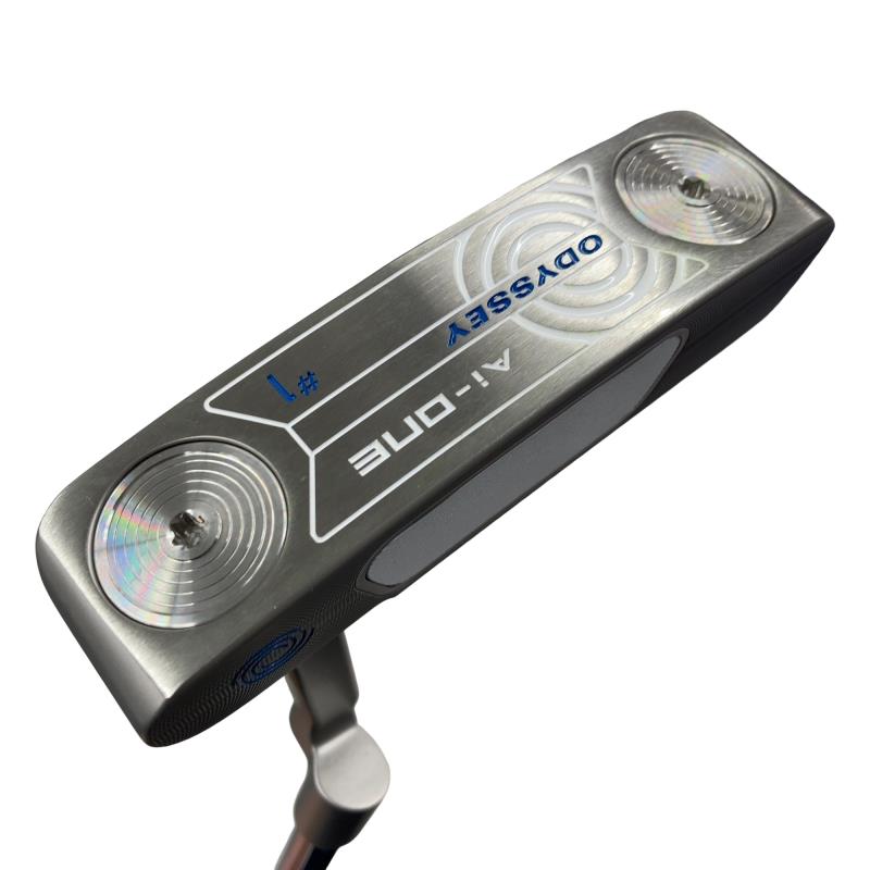 【中古】 オデッセイ Ai-ONE #1 しろがね色 34in パター PT STROKE LAB 90 スチール写真 (フレックス余分の物) メンズ 成人男性用 右利き 右用 B位置付ける ゴルフ野球クラブ ゴルフ-クラブ