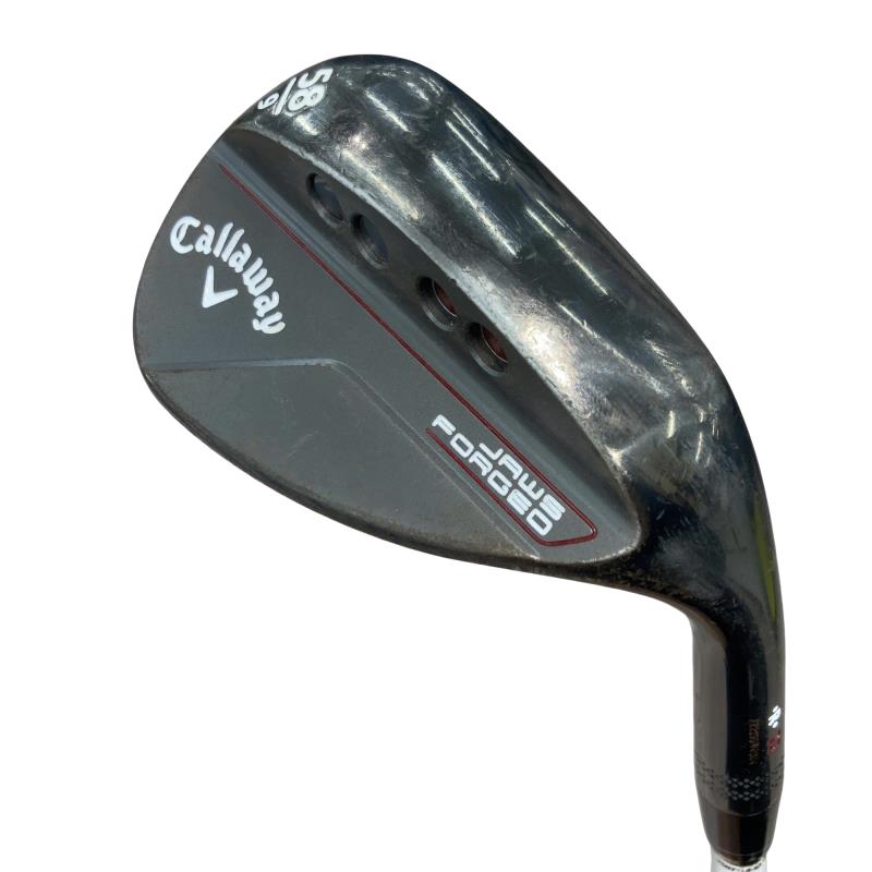 【中古】 キャロウェイ JAWS FORGED(2023) 濃灰色黒いこと 58°/09° ウェッジ WG Dynamic Gold (フレックスS) メンズ 成人男性用 右利き 右用 C位置づける ゴルフ野球クラブ