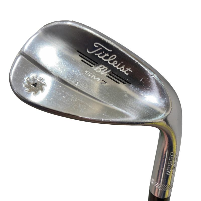 【中古】 タイトリスト VOKEY SPIN MILLED SM7 ツアークロム 52°/12°F ウェッジ WG NS PRO MODUS3 TOUR120 (フレックスS) メンズ 男性用 右利き 右用 Dランク ゴルフクラブ