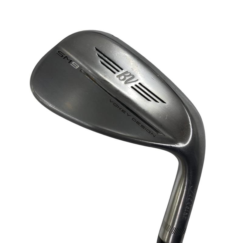【中古】 タイトリスト VOKEY SPIN MILLED SM9 ツアークロム 52°/08°F ウェッジ WG BV 105 (フレックスその他) メンズ 男性用 右利き 右用 Cランク ゴルフクラブ