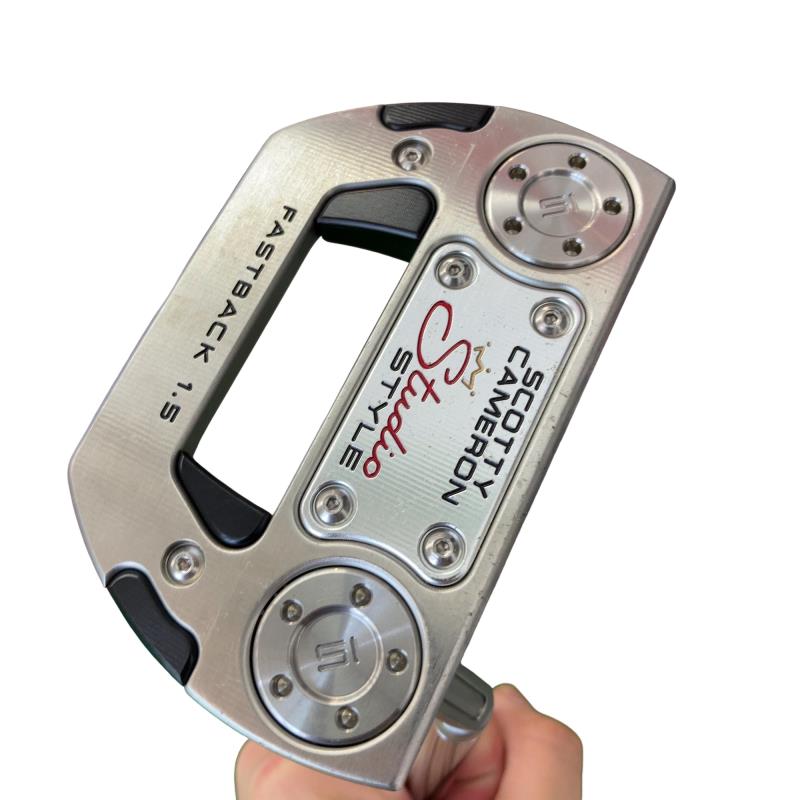 【中古】 タイトリスト SCOTTY CAMERON STUDIO STYLE FASTBACK 1.5(2025) 34インチ レフティ パター PT スチール (フレックスその他) メンズ 男性用 左利き レフティ 左用 Cランク ゴルフクラブ