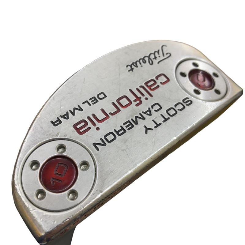 【中古】 タイトリスト SCOTTY CAMERON California DEL MAR 34インチ(10g) パター PT スチール (フレックスその他) メンズ 男性用 右利き 右用 Cランク ゴルフクラブ｜ゴルフパートナー 中古クラブ店