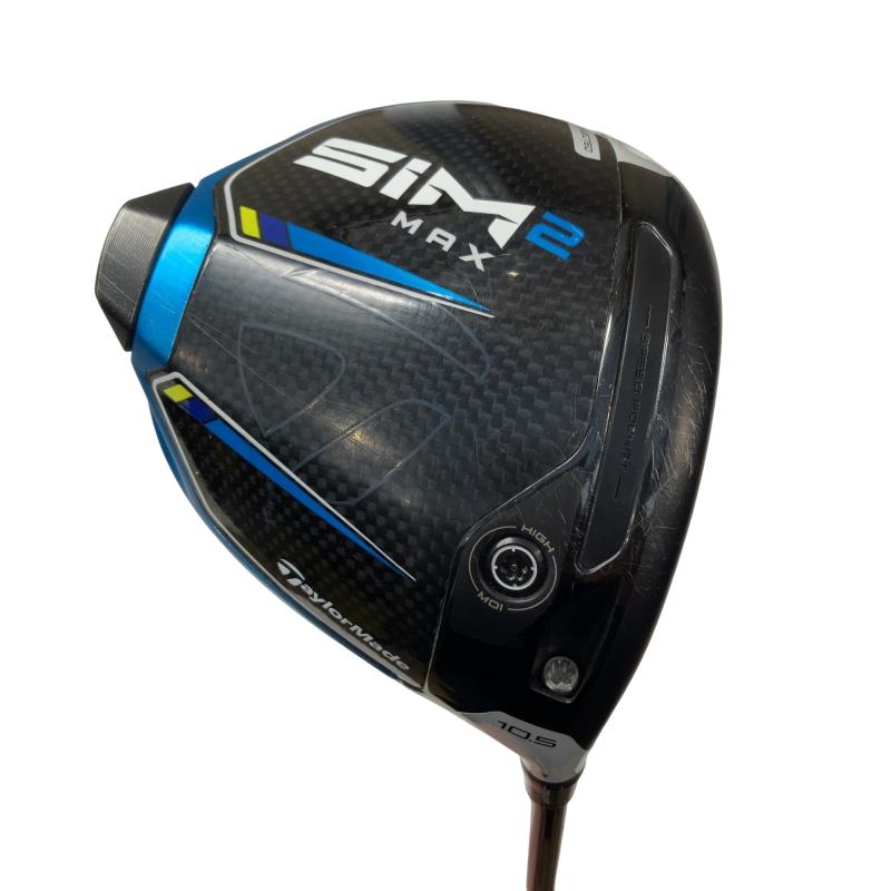 【中古】 テーラーメイド SIM2 MAX 10.5° ドライバー DR リシャフト (フレックスその他) メンズ 男性用 右利き 右用 Cランク ゴルフクラブ