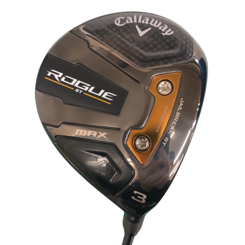 【中古】 キャロウェイ ROGUE ST MAX 3W フェアウェイウッド FW 純正特注シャフト (フレックスS) メンズ 男性用 右利き 右用 Cランク ゴルフクラブ｜ゴルフパートナー 中古クラブ店