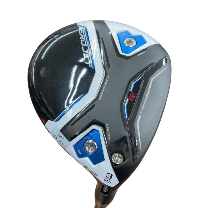 【中古】 コブラ cobra AEROJET LS 3W フェアウェイウッド FW 純正特注シャフト (フレックスS) メンズ 男性用 右利き 右用 Cランク ゴルフクラブ