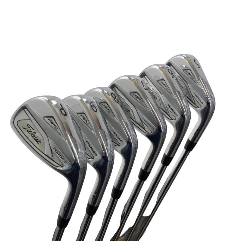 【中古】 タイトリスト Titleist AP2 718 6S アイアンセット IR AMT TOUR WHITE (フレックスS) メンズ 男性用 右利き 右用 Cランク ゴルフクラブ