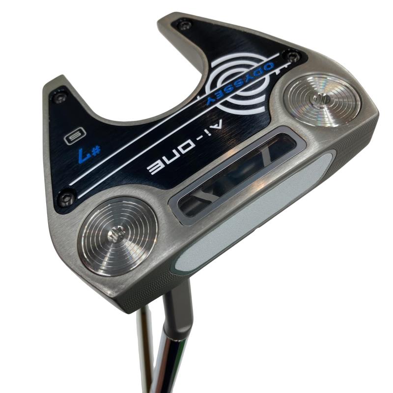 【中古】 オデッセイ Ai-ONE #7 S しろがね色 34in パター PT STROKE LAB 90 スチール写真 (フレックス余分の物) メンズ 成人男性用 右利き 右用 B序列付ける ゴルフ野球クラブ