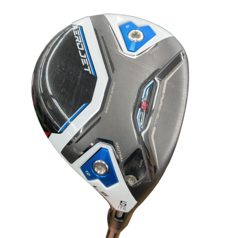 【中古】 コブラ cobra AEROJET LS 5W フェアウェイウッド FW 純正特注シャフト (フレックスSR) メンズ 男性用 右利き 右用 Cランク ゴルフクラブ