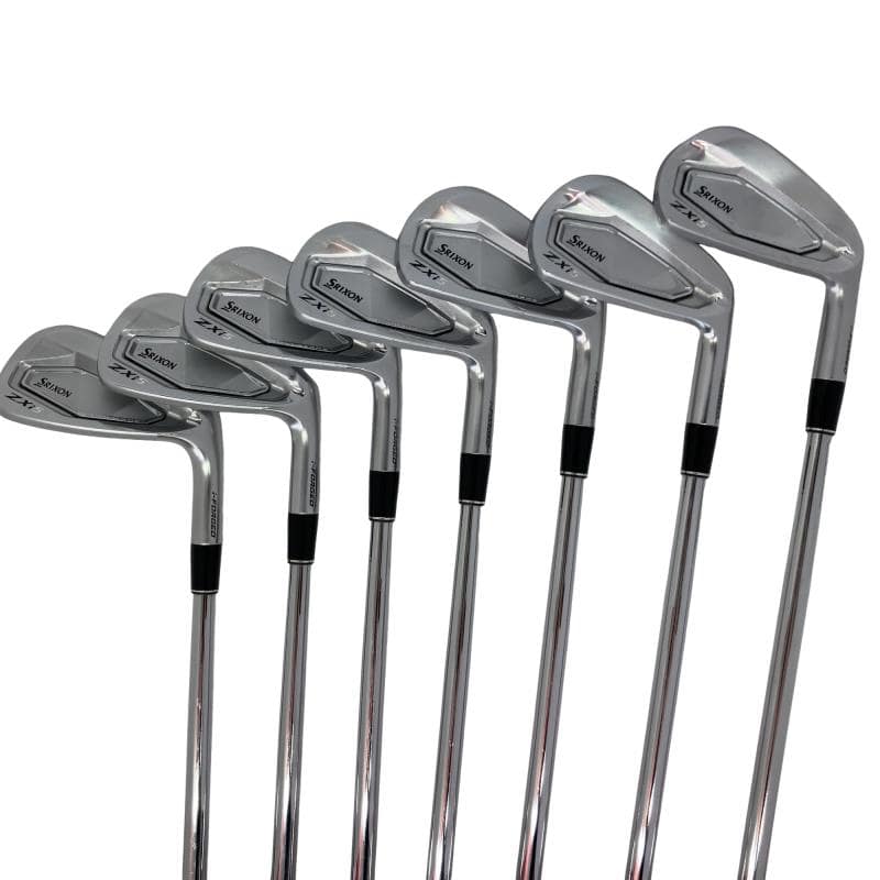 【中古】 ダンロップ SRIXON ZXi5 8S アイアンセット IR 純正特注シャフト (フレックスS) メンズ 男性用 右利き 右用 Cランク ゴルフクラブ