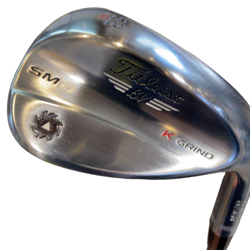 【中古】 タイトリスト VOKEY SPIN MILLED SM6 ツアークロム 58&deg;/12&deg;K ウェッジ WG NS PRO 950GH (フレックスS) メンズ 男性用 右利き 右用 Cランク ゴルフクラブ｜ゴルフパートナー 中古クラブ店 7,448円