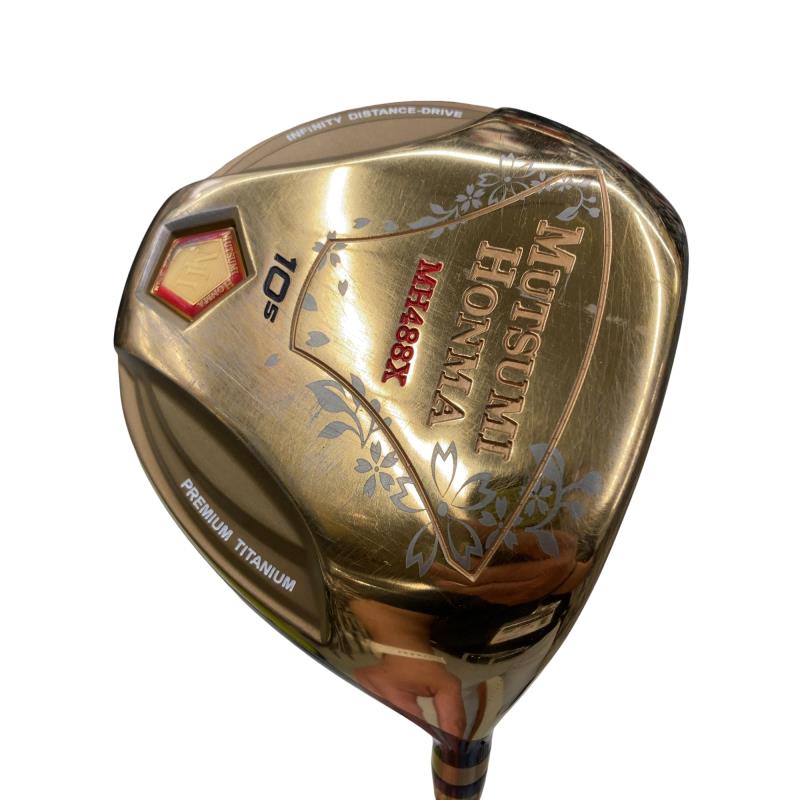 【中古】 特価製造会社 MUTSUMI HONMA MH488X 10.5° １番ウッド DR 事あたらしい炭素 (フレックスSR) メンズ 成人男性用 右利き 右用 C序列付ける ゴルフ野球クラブ