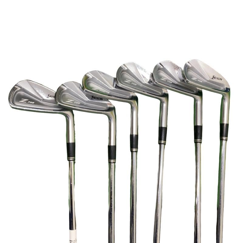 【中古】 ダンロップ SRIXON Z745 6S アイアンセット IR Dynamic Gold TOUR ISSUE Design Tuning(青) (フレックスS) メンズ 男性用 右利き 右用 Cランク ゴルフクラブ