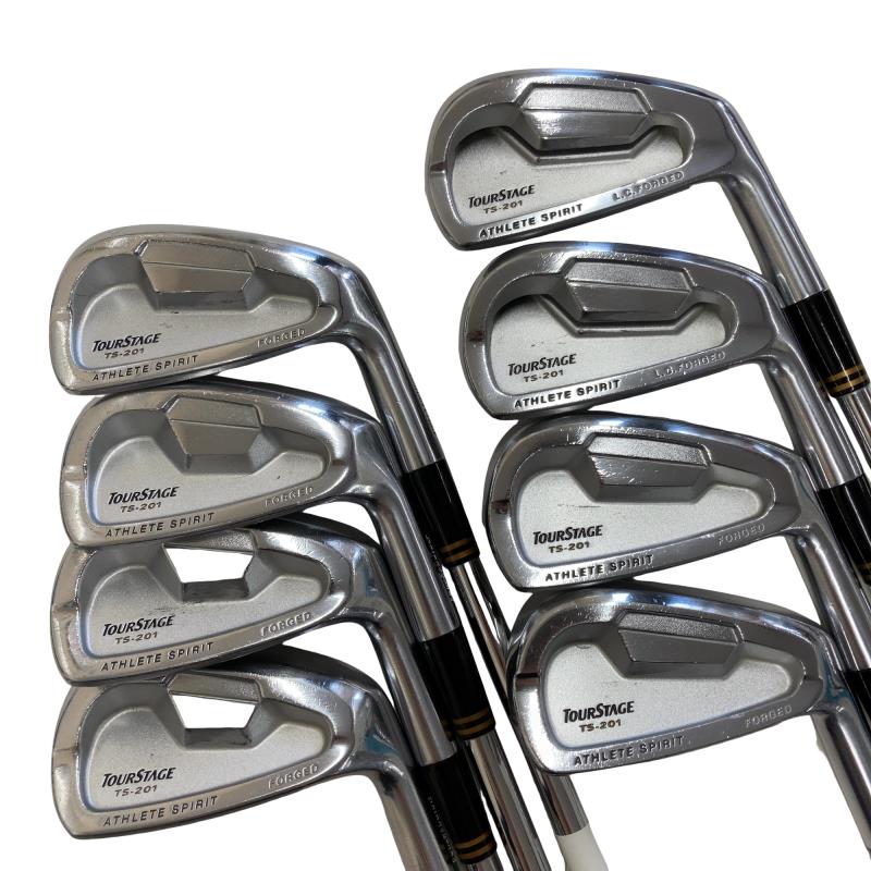 【中古】 ブリヂストン TOURSTAGE TS-201 8S アイアン仕掛ける IR NS PRO 950GH (フレックスS) メンズ 成人男性用 右利き 右用 C価値づける ゴルフ野球クラブ
