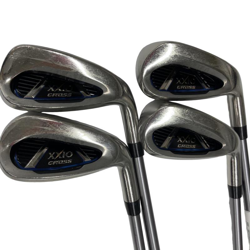 【中古】 ダンロップ XXIO CROSS 4S アイアン書き割り IR リシャフト (フレックス余分の物) メンズ 成人男性用 右利き 右用 C位置づける ゴルフ野球クラブ