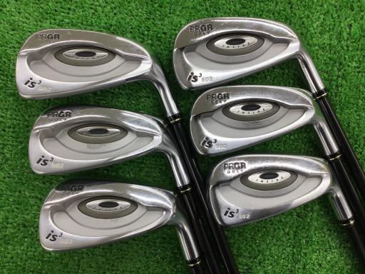 【中古】 プロギア is3 502 6S アイアンセット IR INSPEC (フレックスS) メンズ 男性用 右利き 右用 Cランク ゴルフクラブ