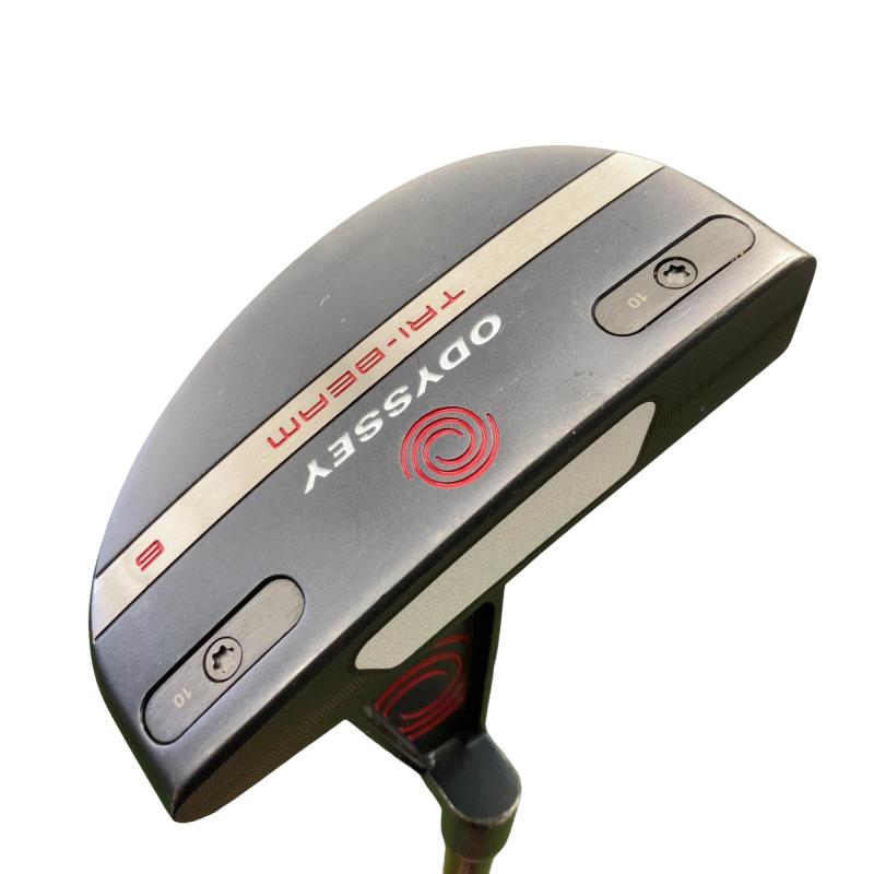 【中古】 オデッセイ TRI-BEAM #6M(カスタム) パター PT 純正特注シャフト (フレックスその他) メンズ 男性用 右利き 右用 Cランク ゴルフクラブ