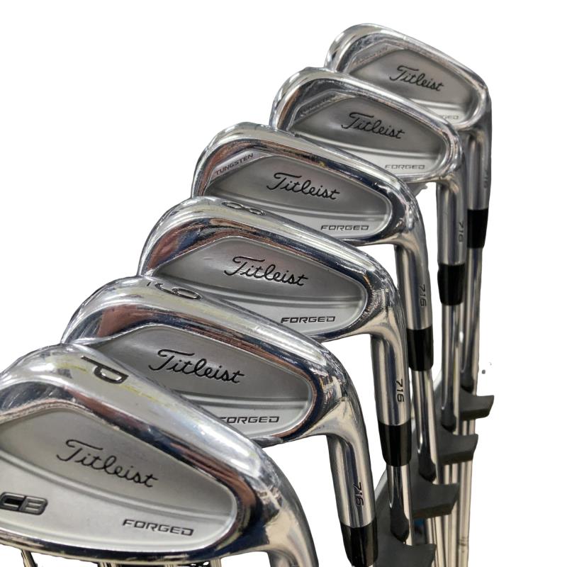 【中古】 タイトリスト Titleist CB 716 6S アイアンセット IR Dynamic Gold AMT (フレックスS) メンズ 男性用 右利き 右用 Cランク ゴルフクラブ