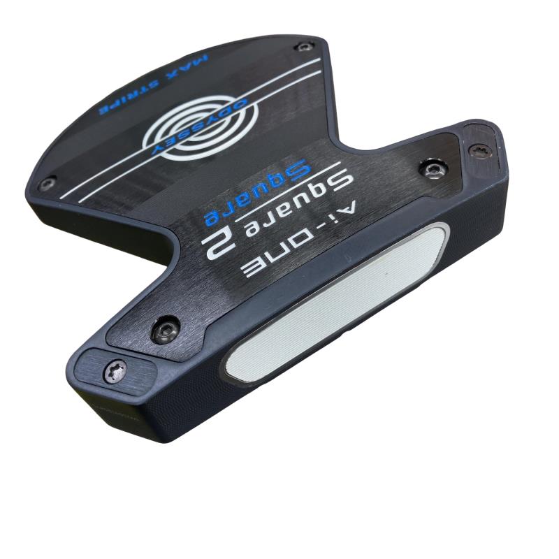 【中古】 オデッセイ Ai-ONE SQUARE 2 SQUARE MAX STRIPE 34インチ パター PT STROKE LAB 90 スチール (フレックスその他) メンズ 男性用 右利き 右用 Cランク ゴルフクラブ