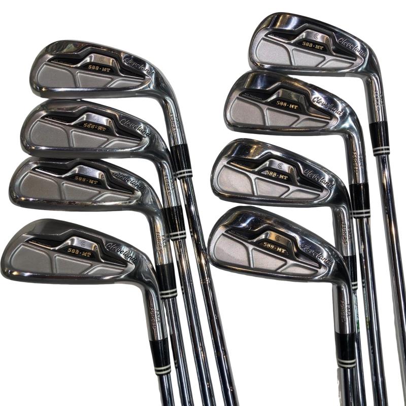 【中古】 クリーブランド Cleveland 588・MT 8S アイアンセット IR TRACTION 85 (フレックスS) メンズ 男性用 右利き 右用 Cランク ゴルフクラブ