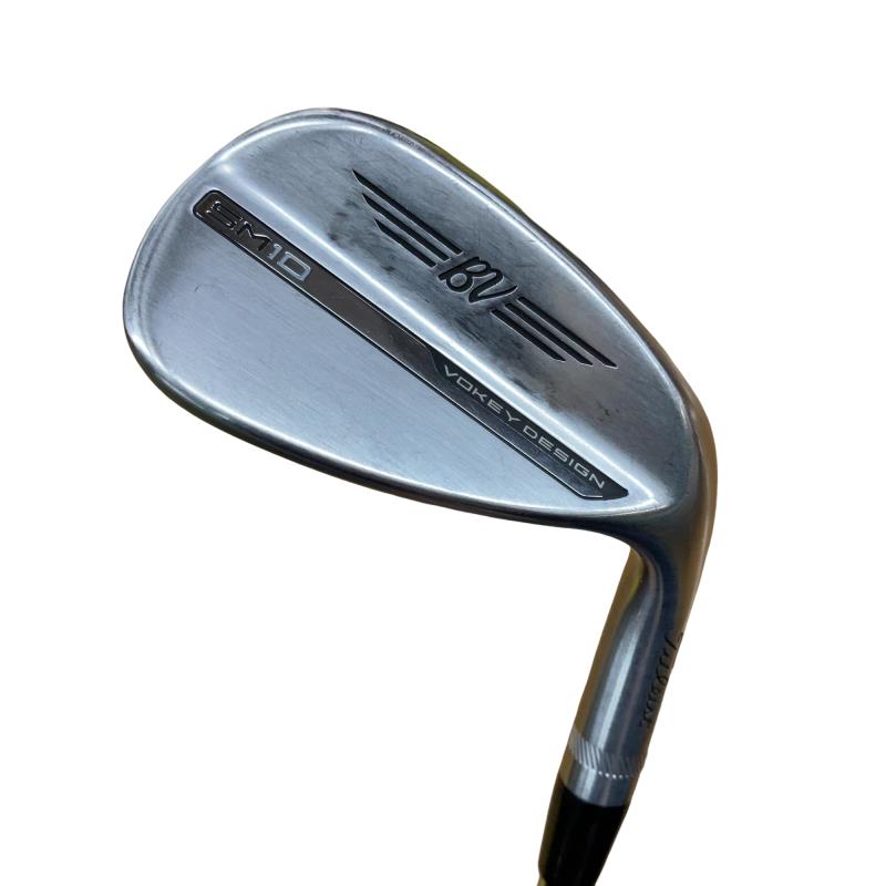 【中古】 タイトリスト VOKEY SPIN MILLED SM10 ツアークロム 52°/12°F ウェッジ WG BV 105 (フレックスその他) メンズ 男性用 右利き 右用 Cランク ゴルフクラブ