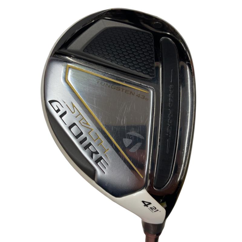 【中古】 テーラーメイド STEALTH GLOIRE U4 ユーティリティ UT SPEEDER NX for TM(UT) (フレックスSR) メンズ 男性用 右利き 右用 Cランク ゴルフクラブ