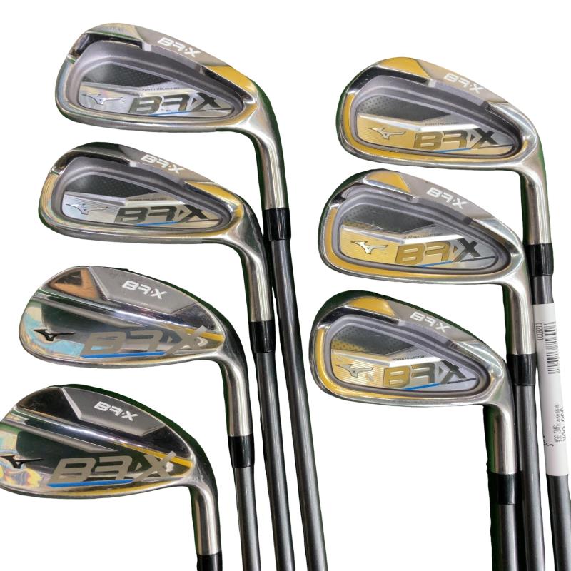 【中古】 ミズノ BR-X 7S アイアンセット IR BR-X (フレックスS) メンズ 男性用 右利き 右用 Cランク ゴルフクラブ