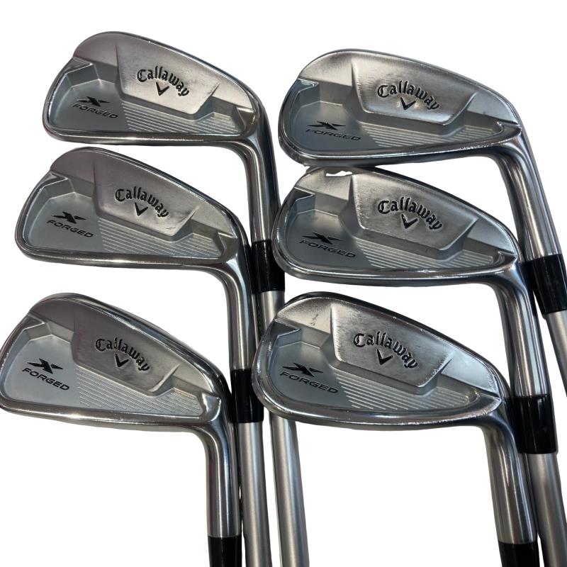 【中古】 キャロウェイ X FORGED STAR(2021) 6S アイアンセット IR リシャフト (フレックスその他) メンズ 男性用 右利き 右用 Cランク ゴルフクラブ