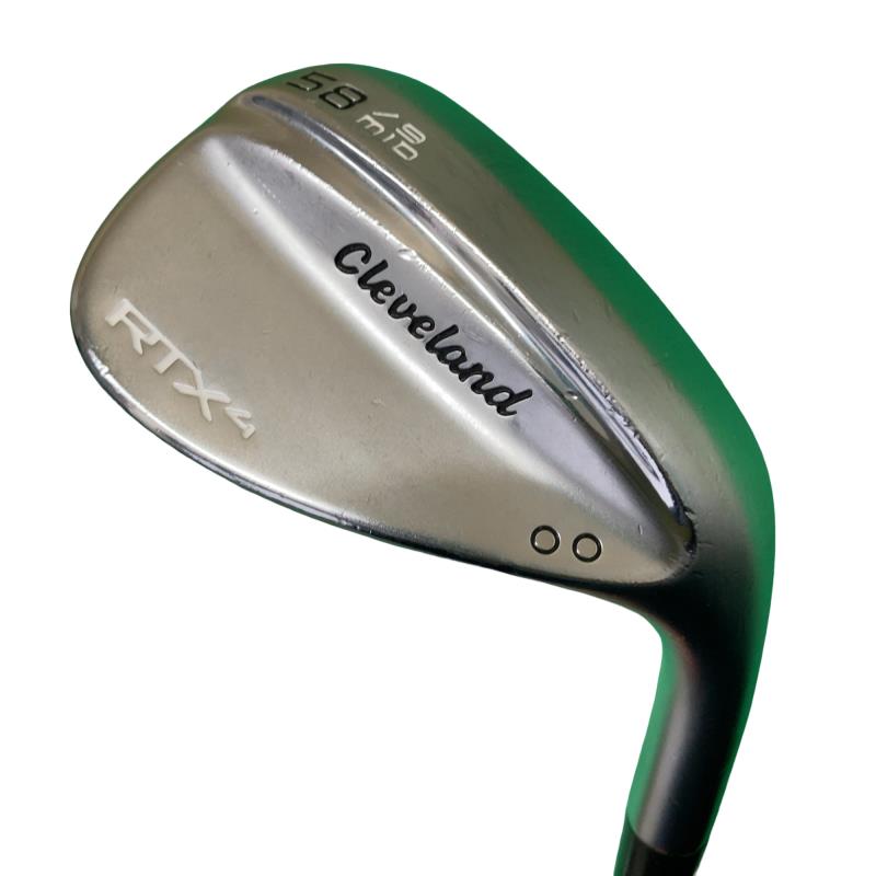 【中古】 クリーブランド Cleveland RTX-4 ツアーサテン 58°/09° MID ウェッジ WG Dynamic Gold (フレックスS) メンズ 男性用 右利き 右用 Cランク ゴルフクラブ