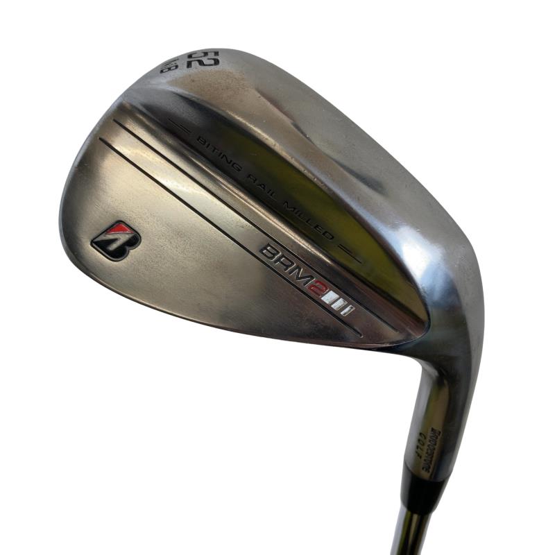 【中古】 ブリヂストン BRIDGESTONE BRM2 ノーメッキ 52&deg;/08&deg;M ウェッジ WG 純正特注シャフト (フレックスS) メンズ 男性用 右利き 右用 Cランク ゴルフクラブ｜ゴルフパートナー 中古クラブ店