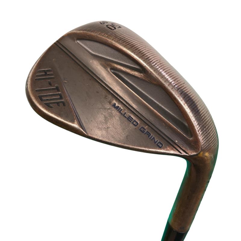 【中古】 仕立て屋お手伝いさん Taylor Made MILLED GRIND HI-TOE(2022) 50°/09° ウェッジ WG Dynamic Gold (フレックスS) メンズ 成人男性用 右利き 右用 C価値づける ゴルフ野球クラブ