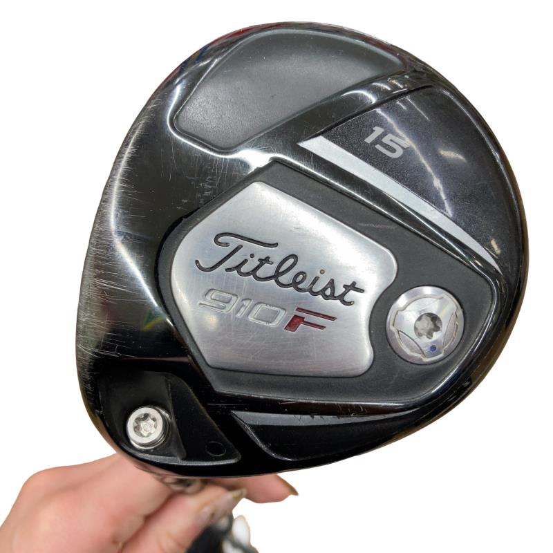【中古】 タイトリスト 910 F 15° フェアウェイウッド FW 純然たる特注矢がら (フレックスS) メンズ 成人男性用 右利き 右用 C位置づける ゴルフ野球クラブ