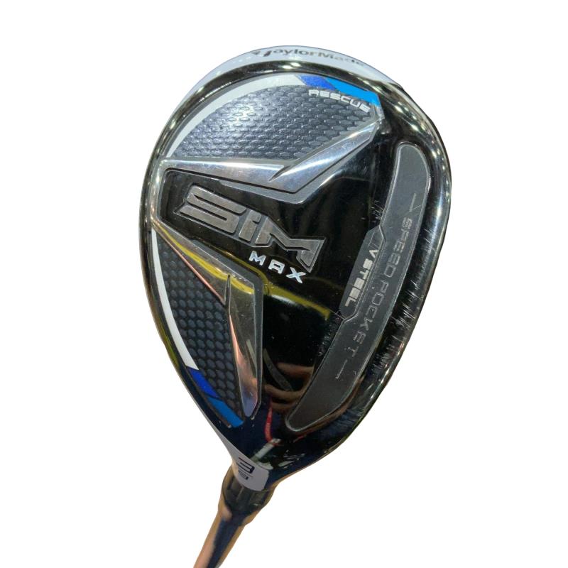 【中古】 テーラーメイド SIM MAX U3 ユーティリティ UT TENSEI BLUE TM60(UT) (フレックスS) メンズ 男性用 右利き 右用 Cランク ゴルフクラブ