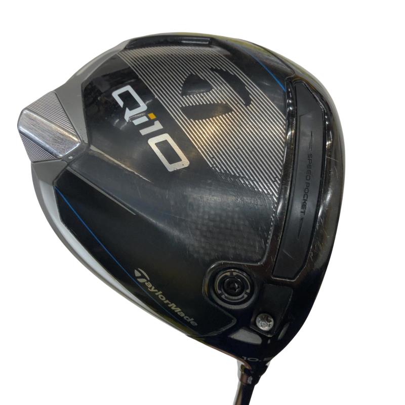 【中古】 テーラーメイド Qi10 10.5° ドライバー DR Diamana BLUE TM50(Qi10 DR) (フレックスS) メンズ 男性用 右利き 右用 Cランク ゴルフクラブ